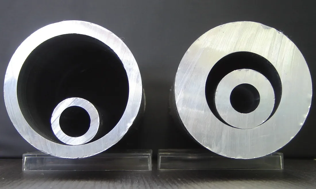 Barra Hueca de Aluminio
